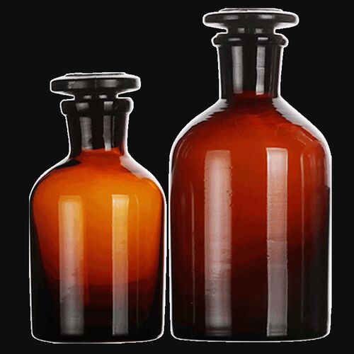 黄小口瓶 5000ml *黄细口试剂瓶 5L 棕色磨口玻璃瓶 5kg/10斤