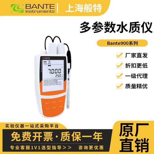 上海般特Bante900P-CN多参数水质分析仪电导率仪溶氧仪TDS盐度计