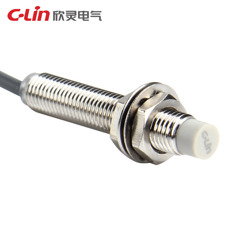 欣灵电感式接近开关LJA8M-2N1直流三线NPN常开NO传感器M8接近开关