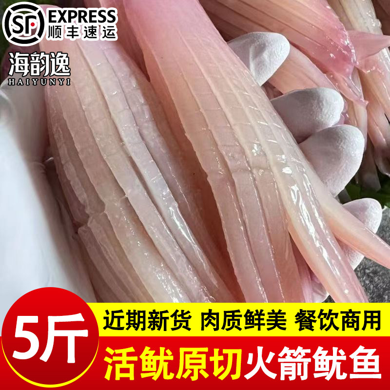火箭鱿鱼商用鱿鱼须火锅冒菜串串烧烤铁板烧冷冻生鲜食材水发鱿鱼