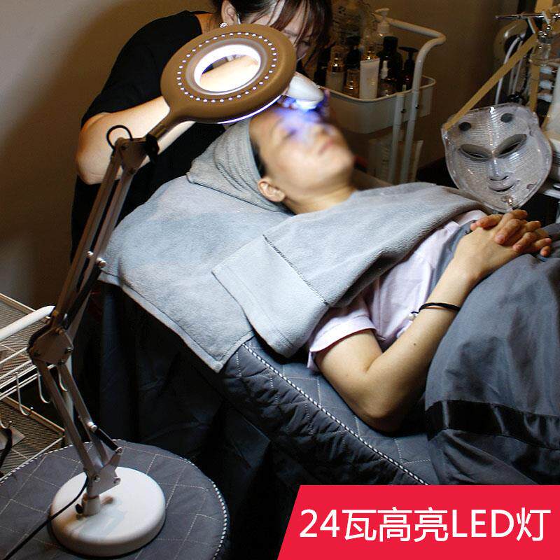 美甲专用台灯+美睫纹绣微整种睫毛纹眉纹身便携式折叠超亮24瓦LED