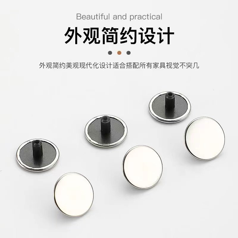 12厘三合一连接件偏心轮铁皮盖子多层电镀防锈金属装饰盖遮丑盖子