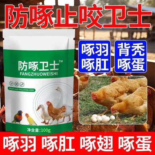 防啄卫士鸡啄肛啄羽药鸡