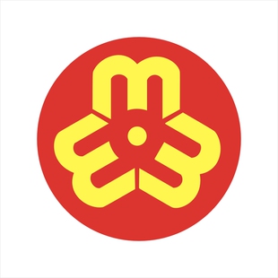 全国妇联会徽标志 巾帼文明岗不干胶贴纸 圆形小贴 标准新logo D