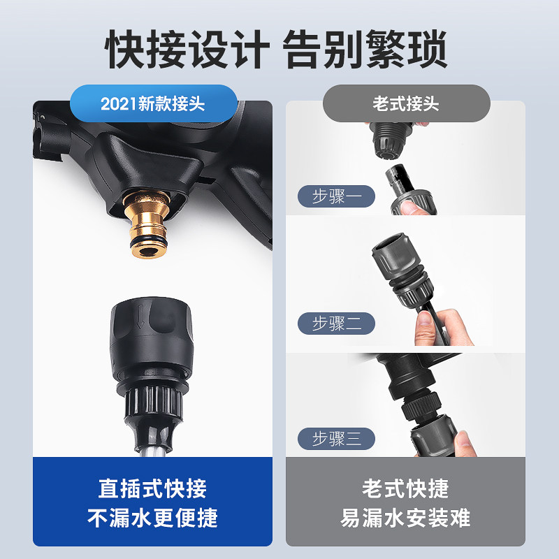无线洗车机家用便携充电式高压水枪抢车用刷车锂电池水泵清洗神器