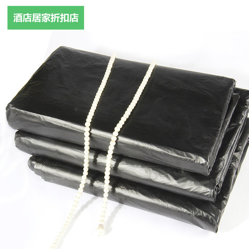 大垃圾袋加厚特厚环卫塑料袋大码物业酒店大号平口垃圾袋8090100