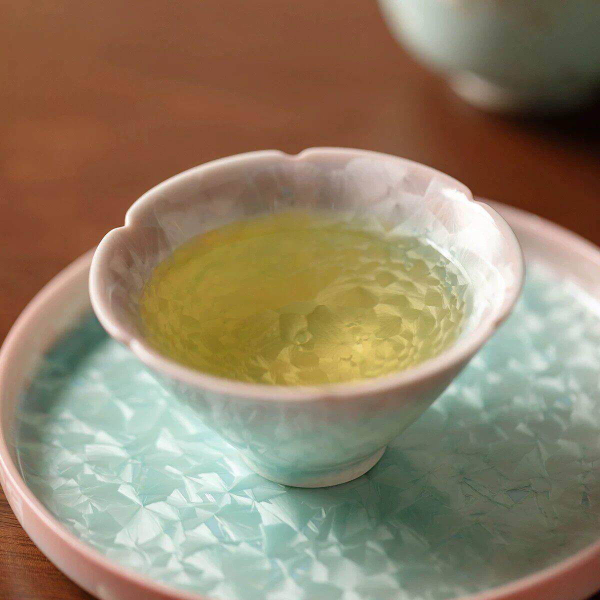 结晶釉斗档笠杯窑变高人杯个人专用主茶杯功茶夫杯OGV陶瓷品茗杯