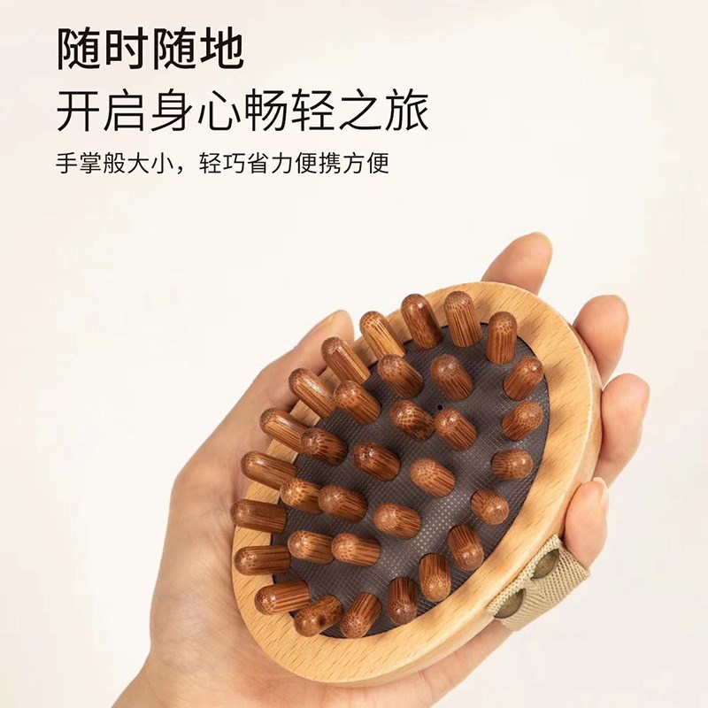 气囊经络刷刮痧皮肤刷全身通用小腿肚子身体刷头部按摩器刷背干刷
