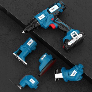 NEWONE 11-20件电动工具 电动工具组合家用锂电动电动工具组合木