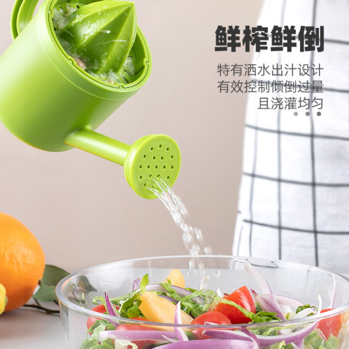 挤柠檬器手动榨汁水壶便携式手压柠檬汁果汁机压汁工具挤压神器