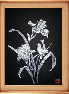德鑫艺术易拉罐浮雕画/潮汕珠绣画/手工艺品/装饰礼品/字画