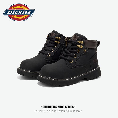 Dickies秋冬中大童工装马丁靴