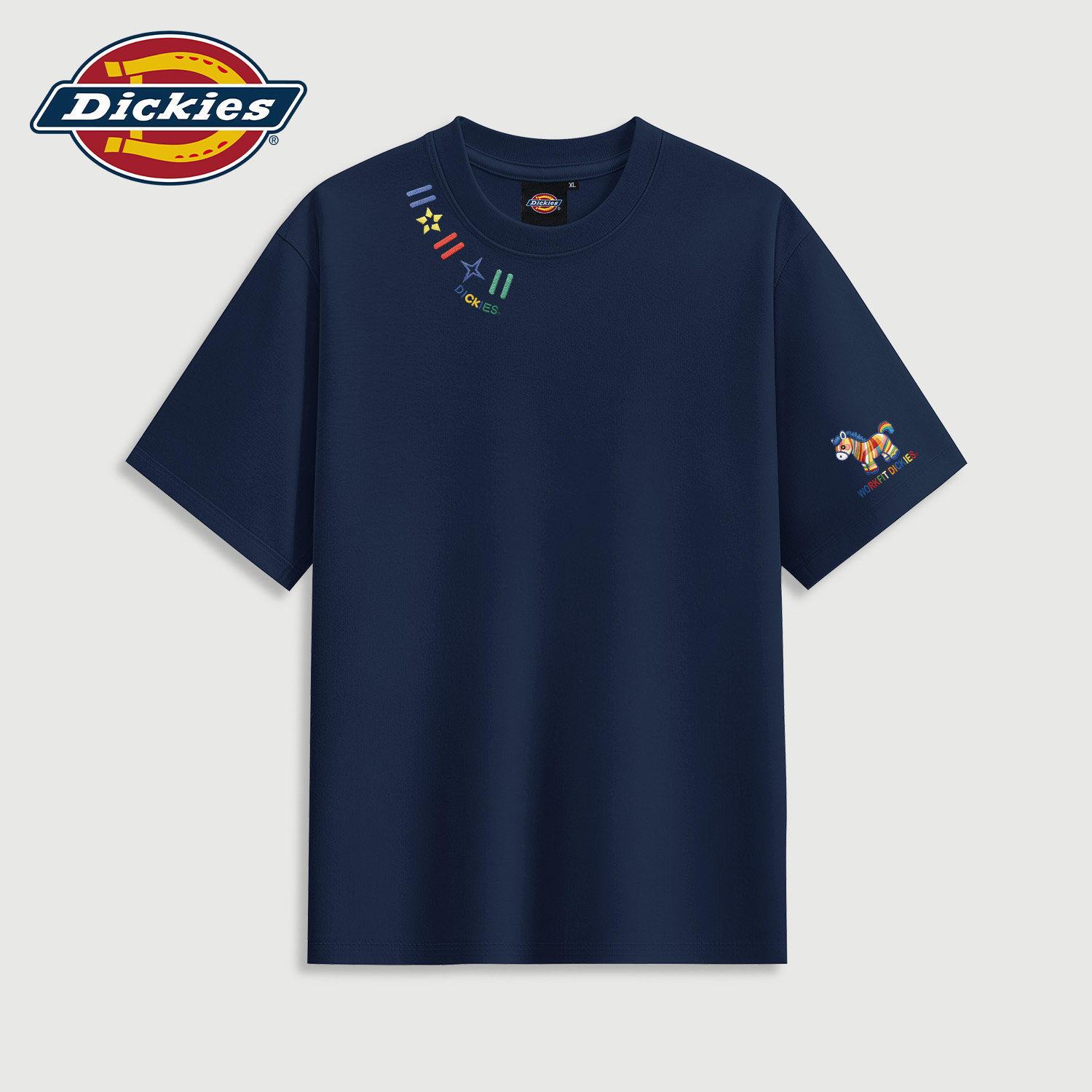 Dickies藏青色短袖T恤男款