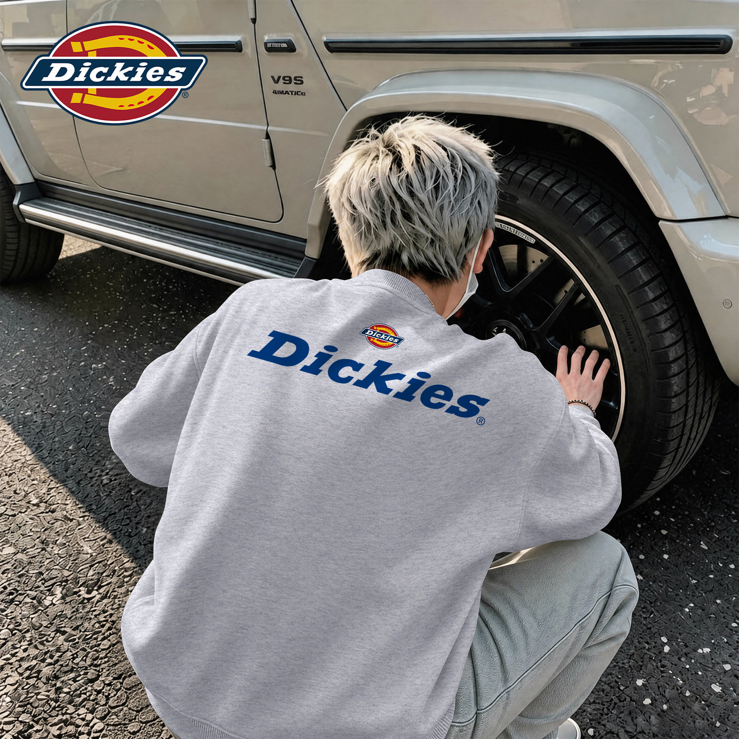 Dickies复古潮牌男生美式卫衣男