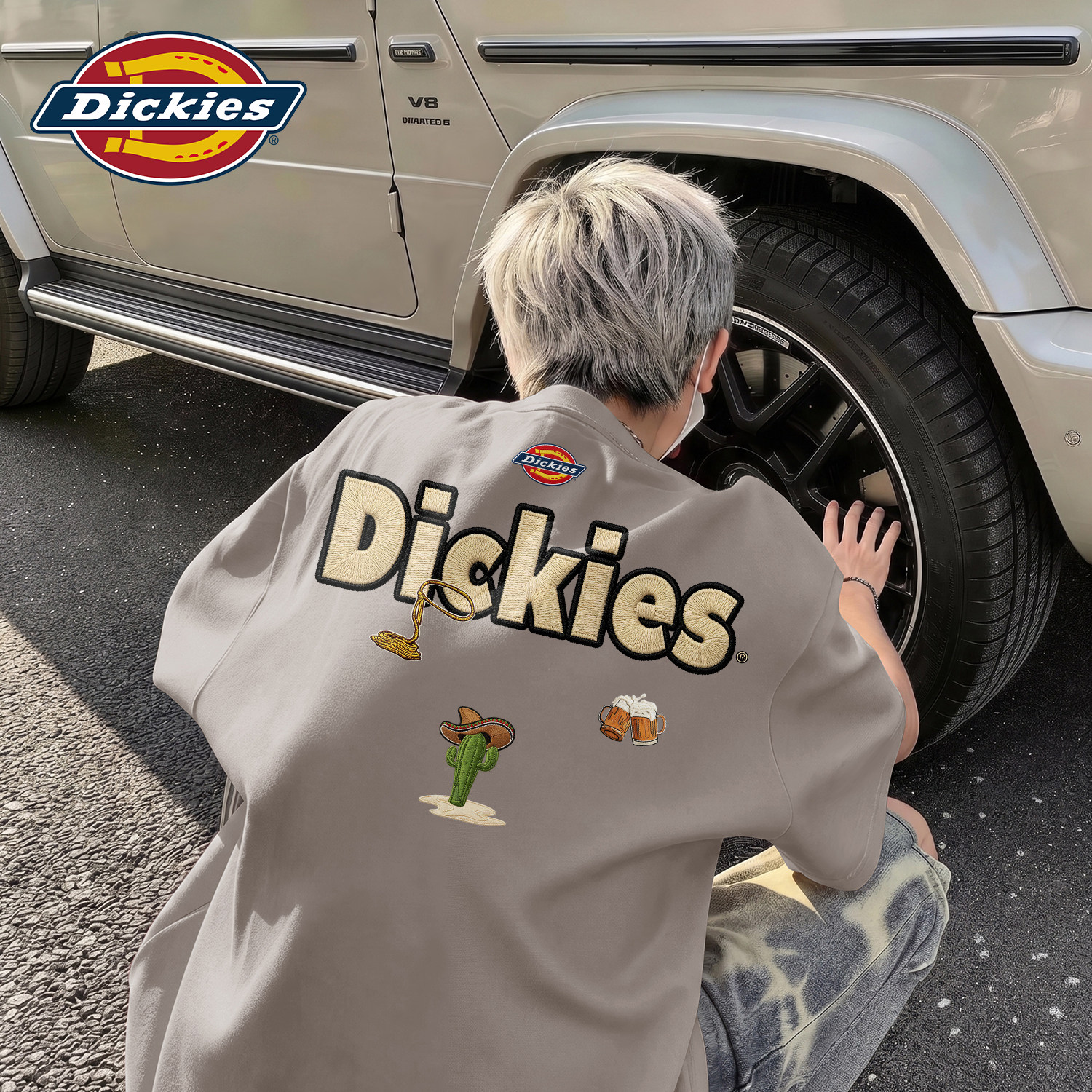 Dickies纯棉圆领短袖T恤男