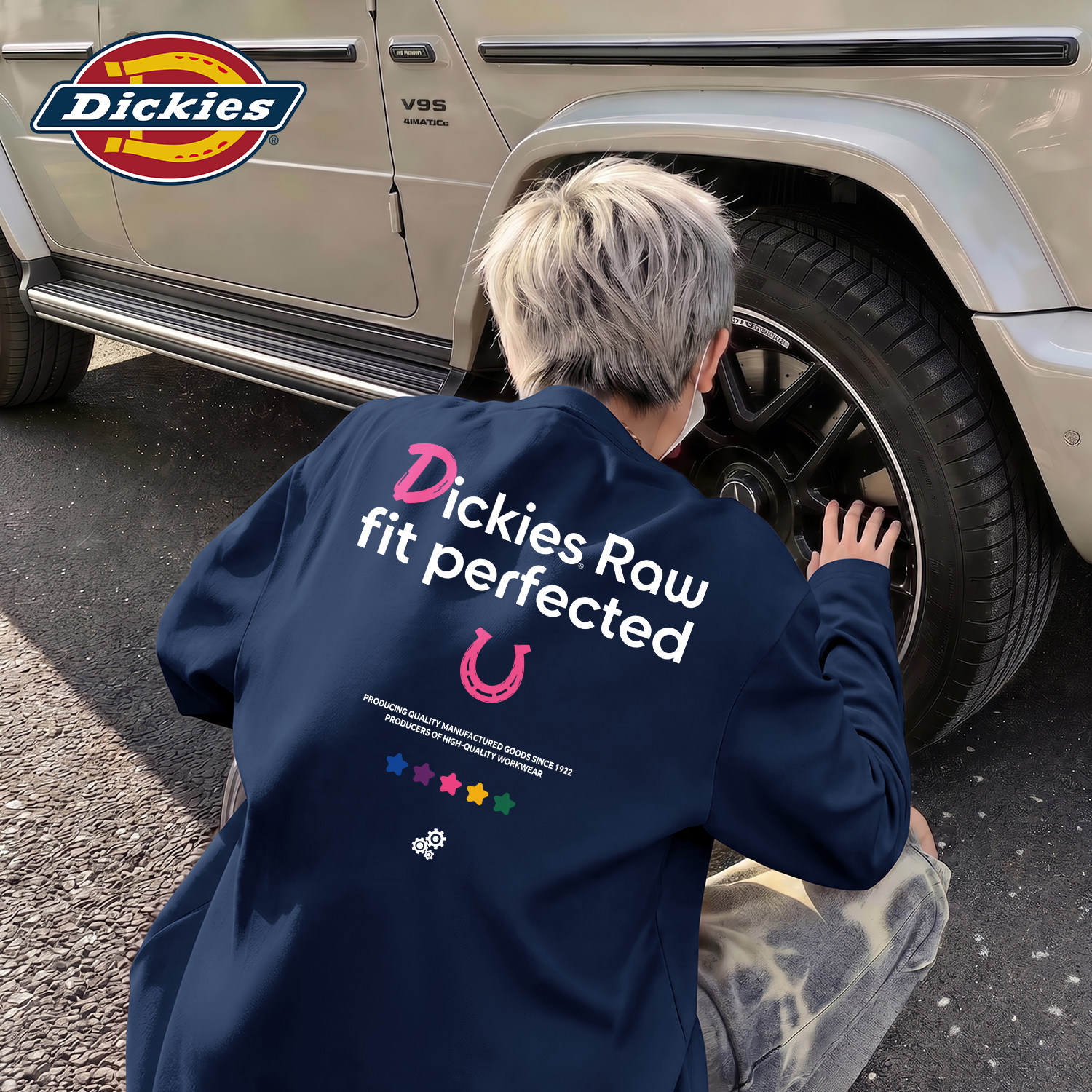 Dickies旗舰店长袖T恤男款2026秋