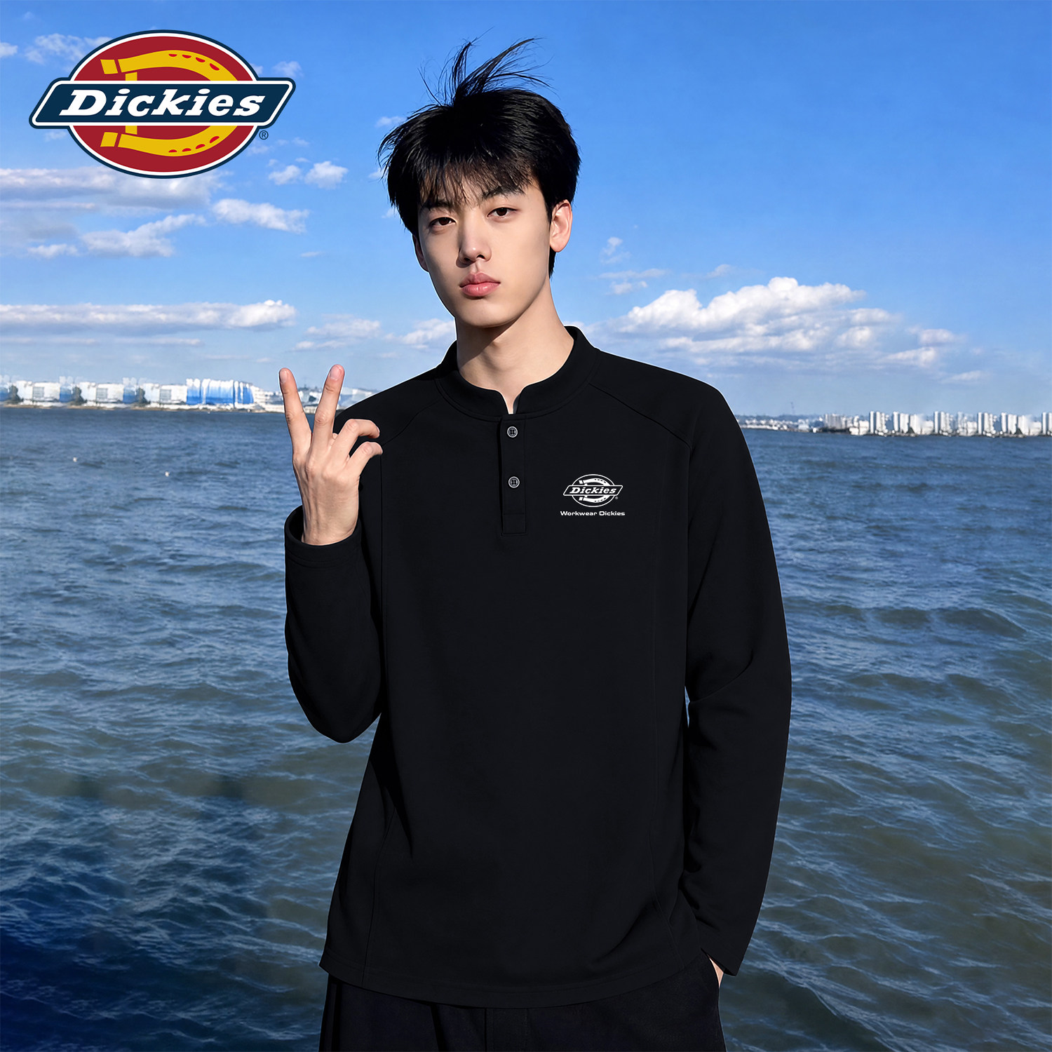 Dickies美式男款插肩解构卫衣男
