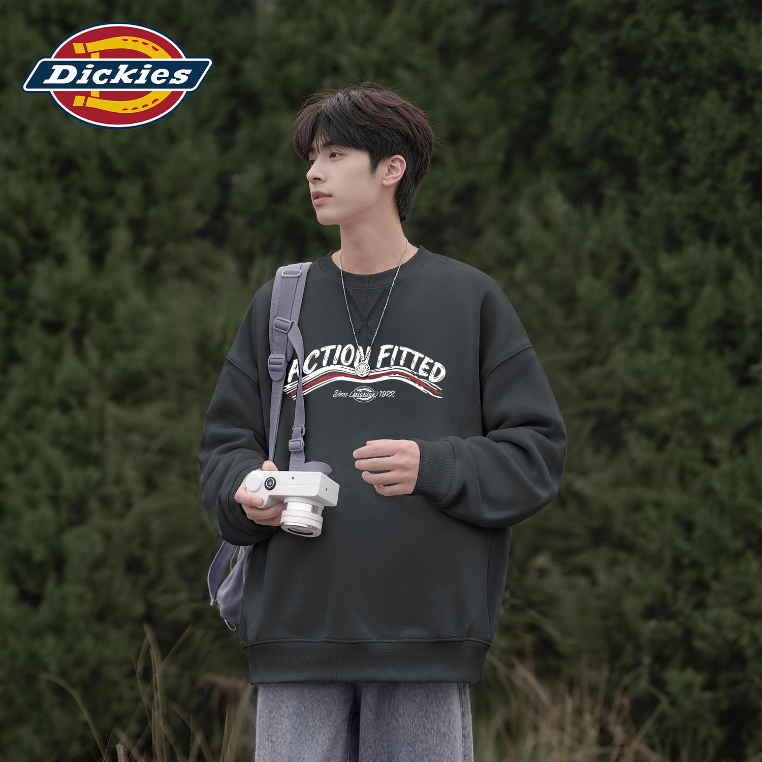 Dickies美式圆领卫衣男