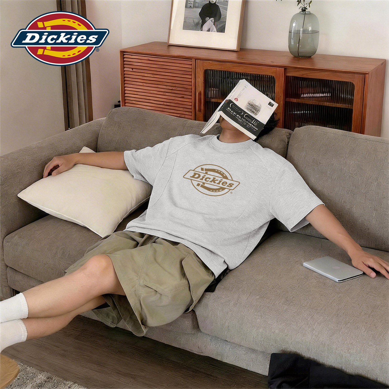 Dickies美式解构设计短袖T恤男生2026新款夏季体恤青少年半袖上衣