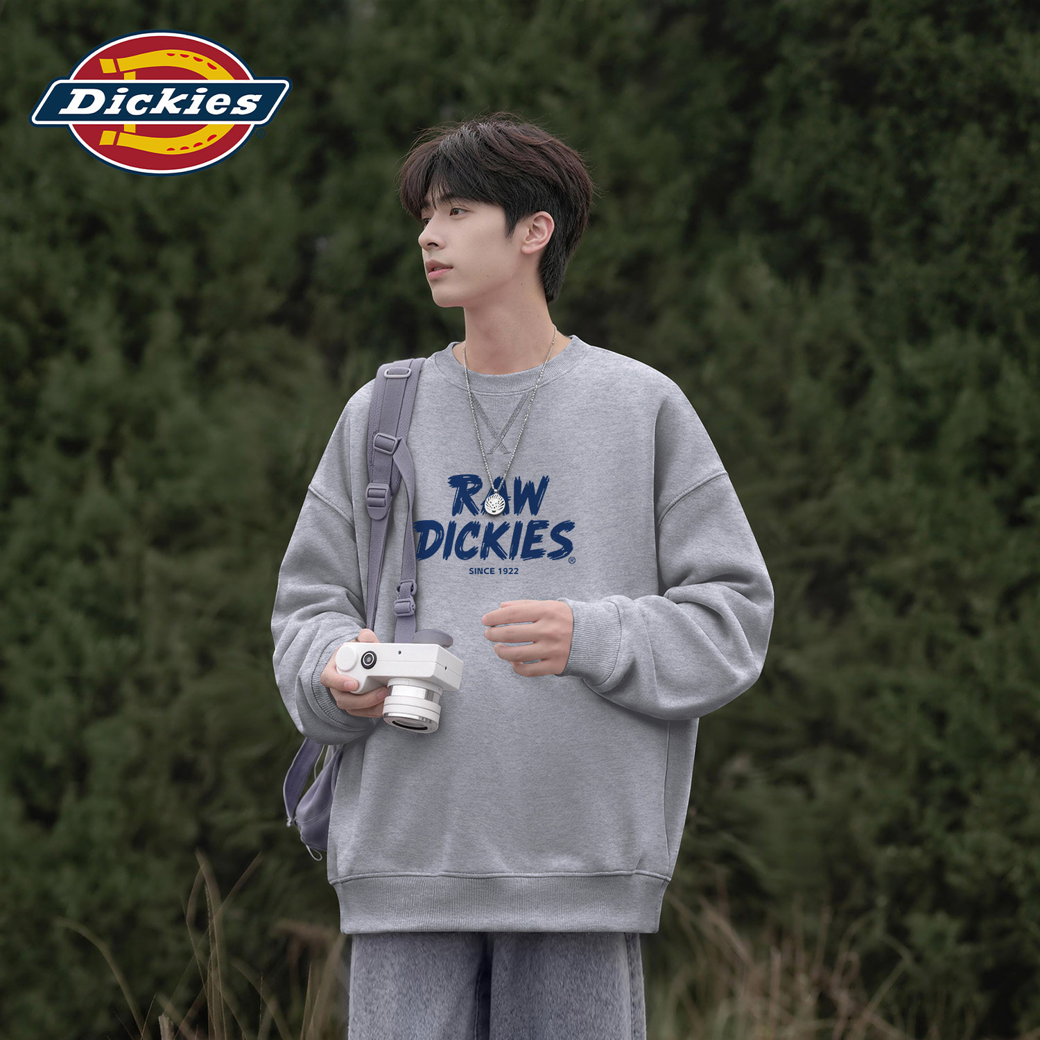 Dickies正品圆领卫衣男2026秋季