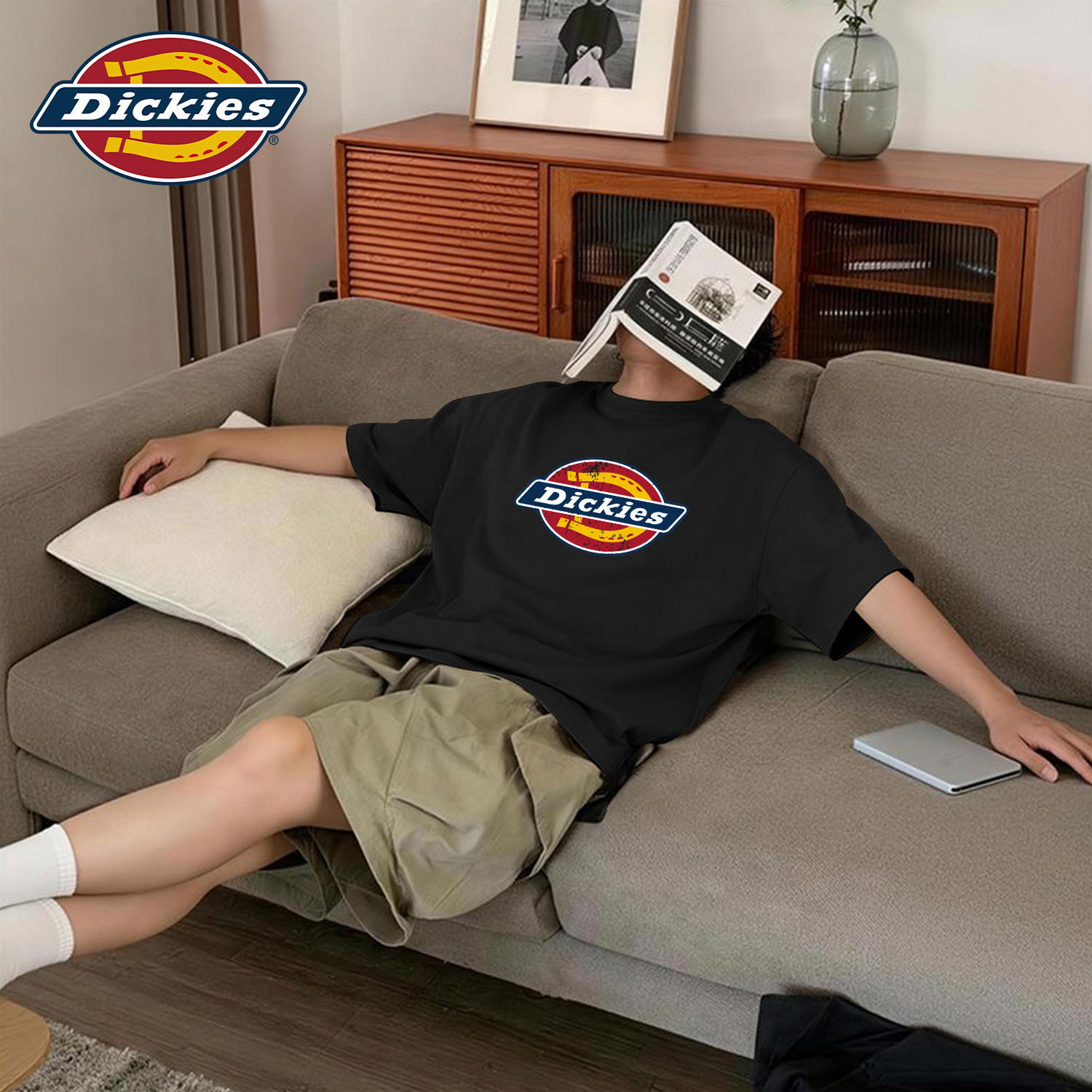 Dickies经典logo印花短袖T恤