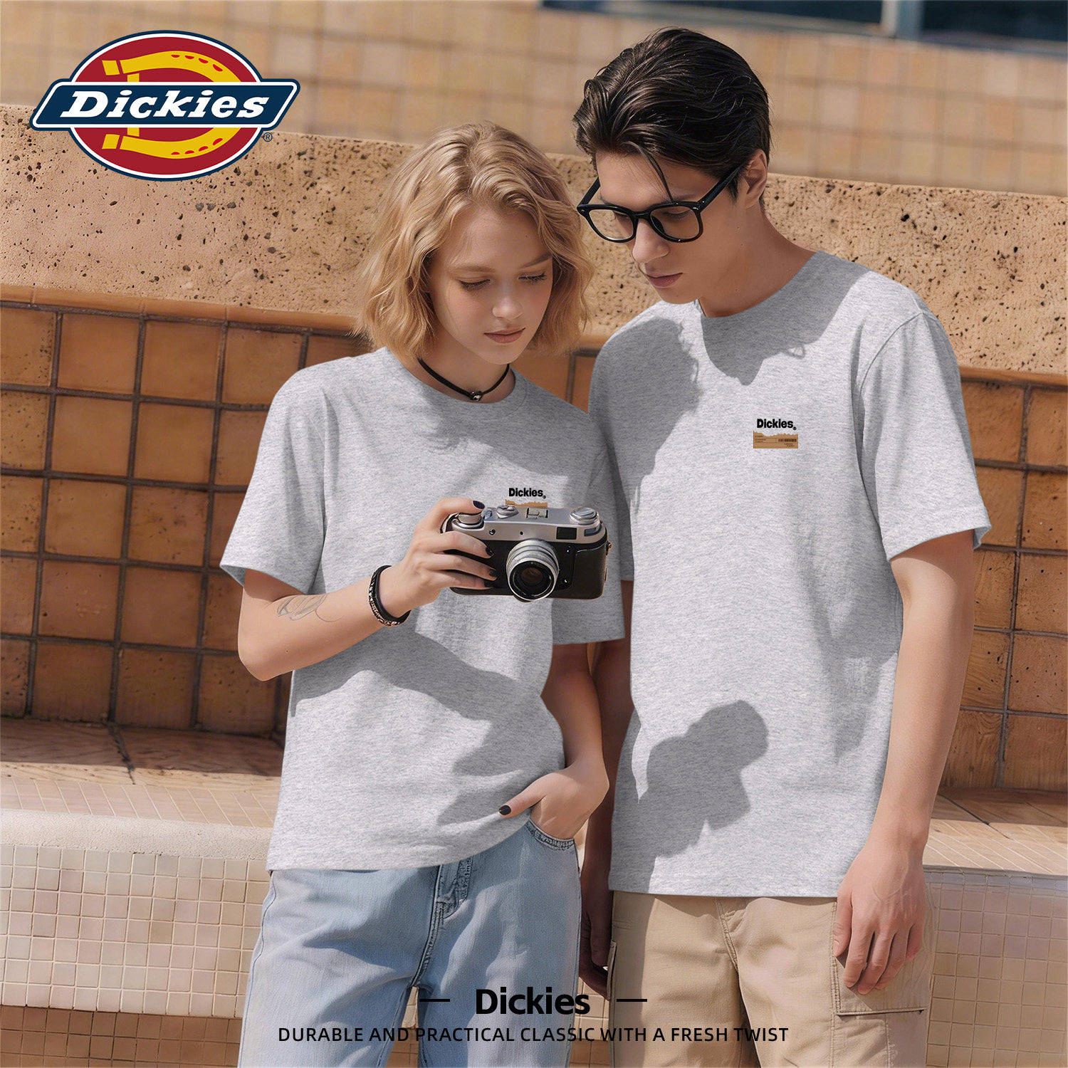 Dickies纯棉圆领短袖T恤