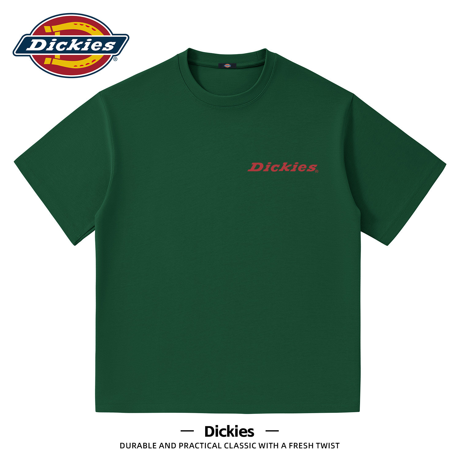 Dickies青少年纯棉短袖T恤男生
