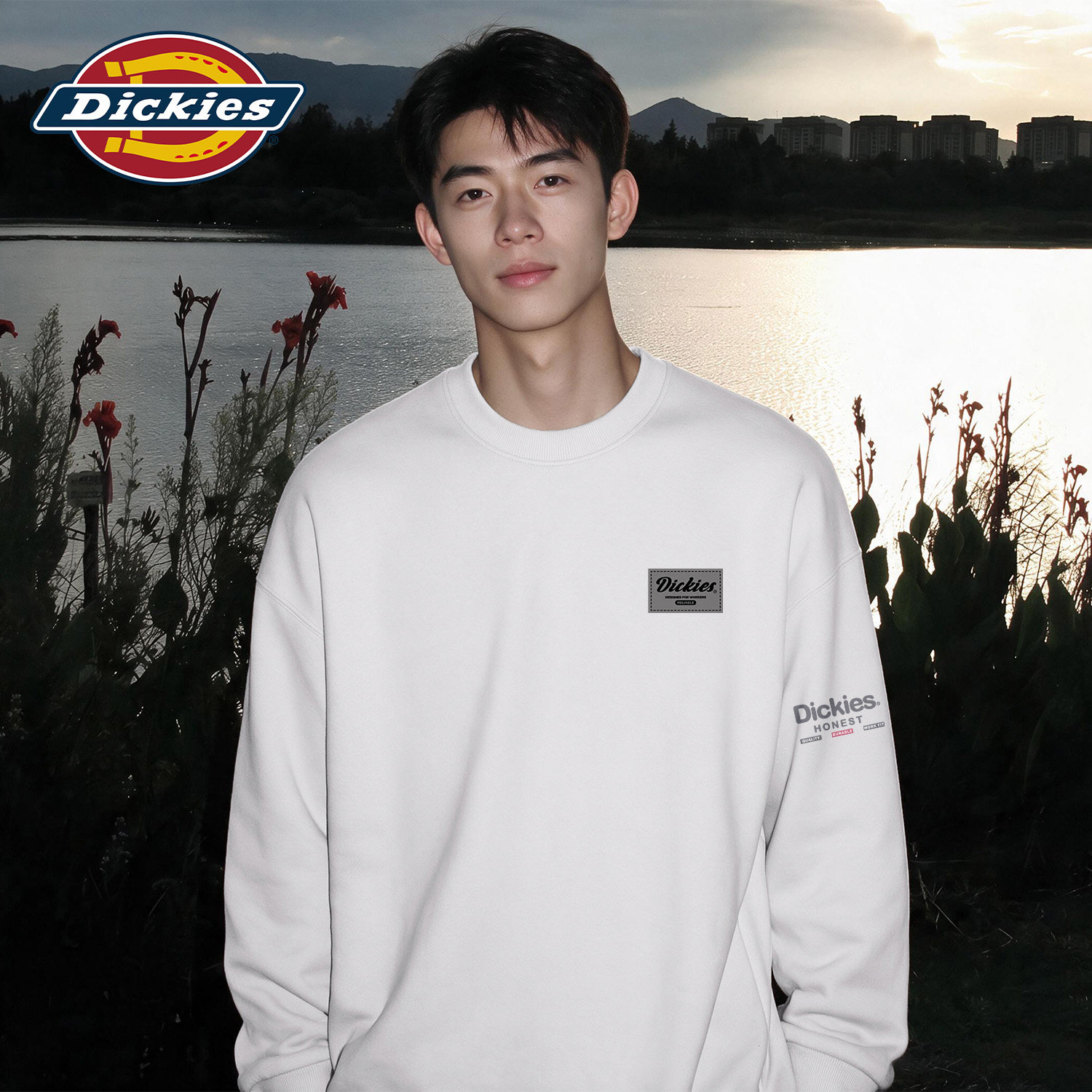 Dickies旗舰店圆领卫衣男款2026