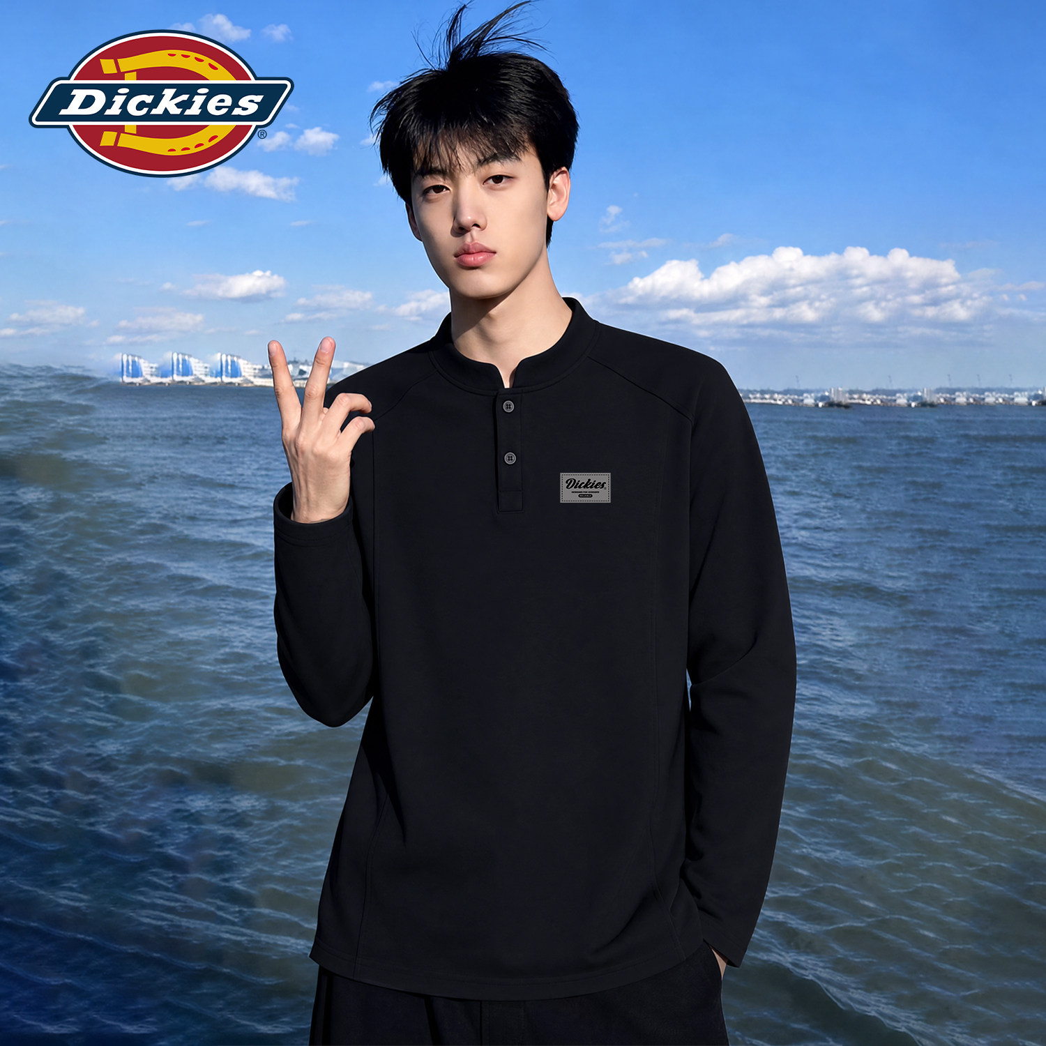 Dickies美式男生早秋长袖卫衣