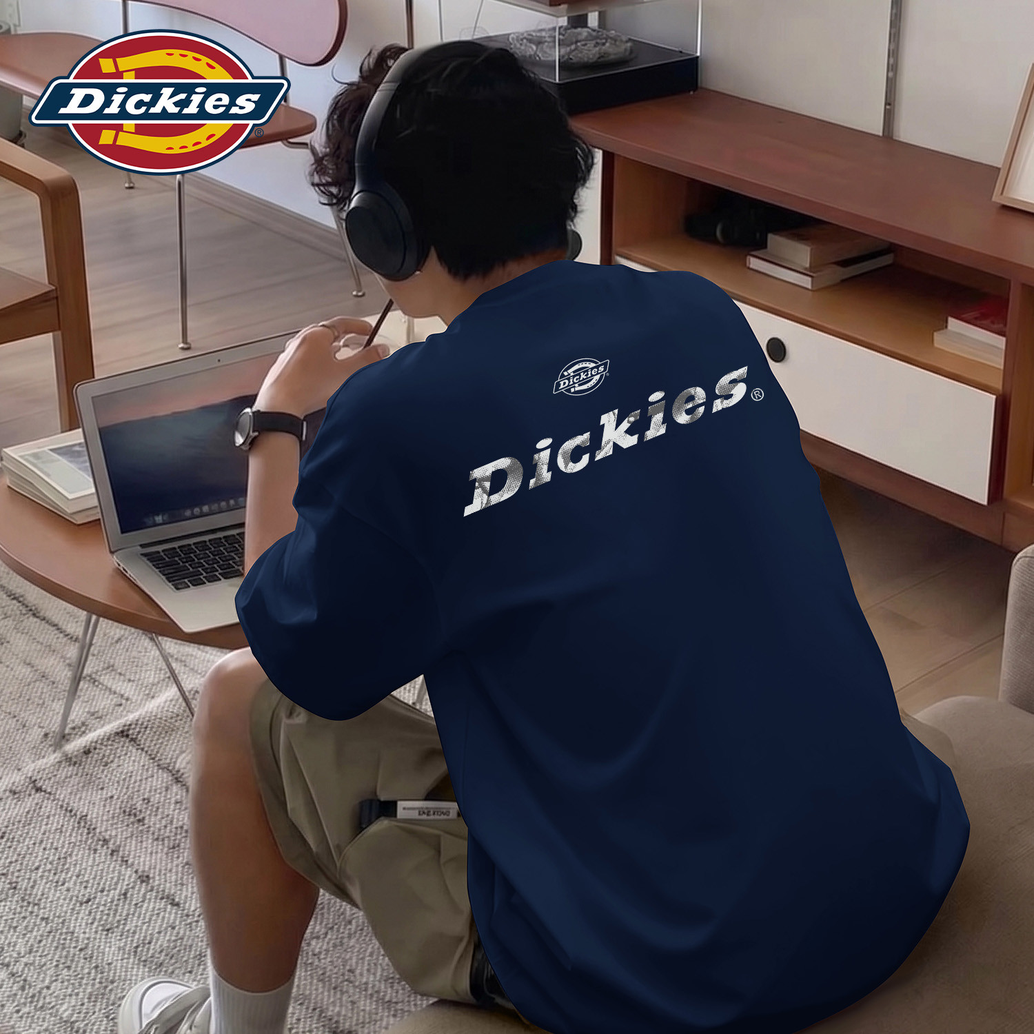 Dickies美式复古短袖T恤男生2026夏季新款纯棉透气宽松休闲体恤衫