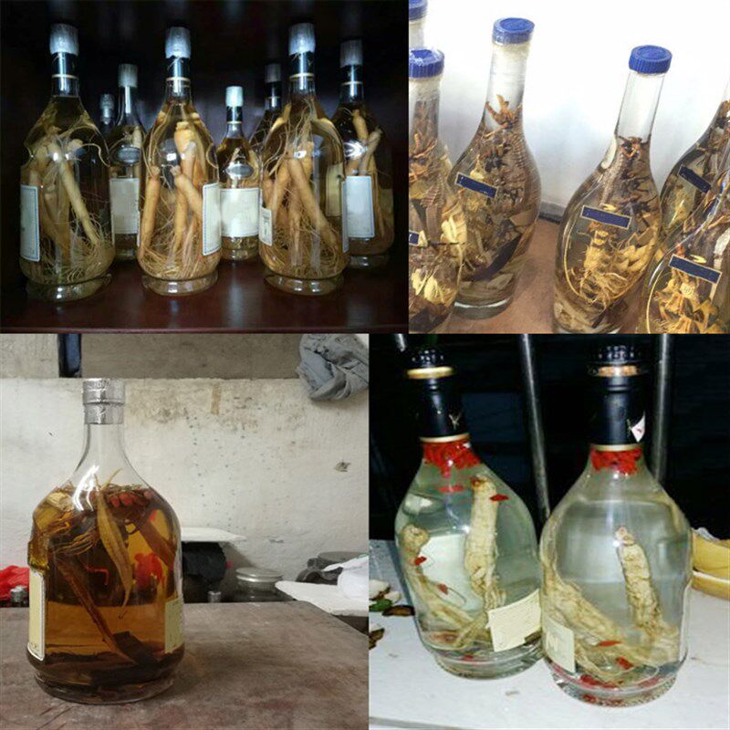 6斤洋酒瓶泡酒瓶3L空酒瓶泡酒瓶玻璃酒瓶装饰品大酒瓶酒柜摆件