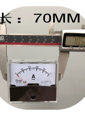 SF-670指针式交流电压表电流表安培表频率表60*70MM指针表头SFIM