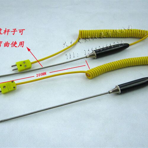 小手柄铠装热电偶 温度测温器 K型传感器 可配TM-902C 6801