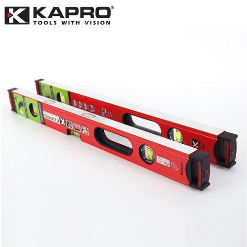 KAPRO以色列985重型方管水平仪80/120CM三珠水平尺 垂直双向视窗