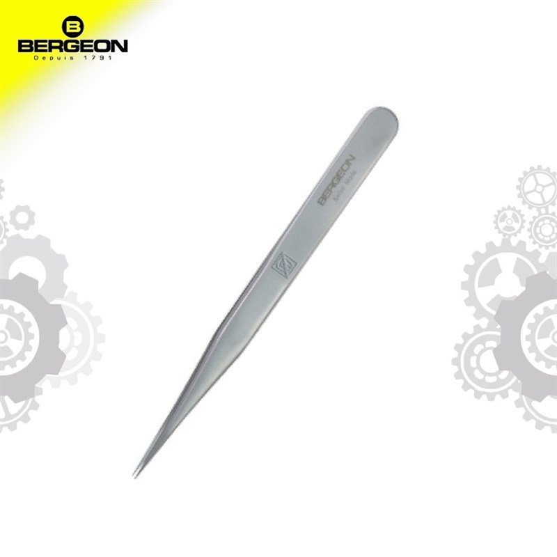 博格工具 BERGEON7024 游丝镊子 防磁不锈钢镊子 修表维修工具