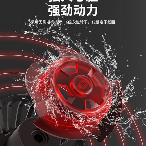 老渔匠鱼缸造浪泵变频静音冲浪泵吹鱼粪便淡海水小型环流泵打浪器