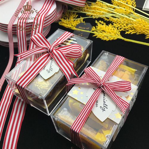 红白条纹带间色织带丝带绸带包边带饰品配件装饰礼物装饰包装带
