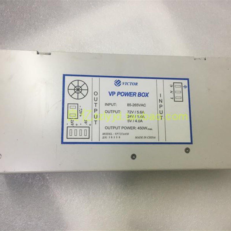 拆机二手 VICTOR VP72TA450 ,VP POWE BOX固晶机电源 72V 24V 5V