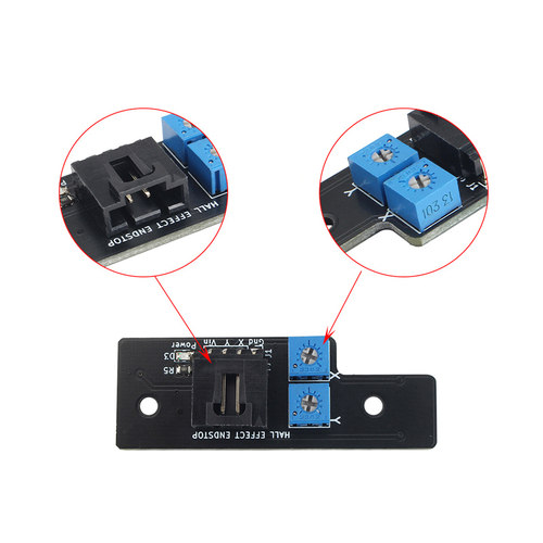 3D打印机配件Voron 2.2/2.4霍尔效应传感器 X/Y 轴终端限位开关
