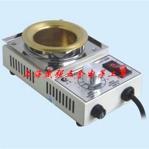 镀钛熔锡炉 150W无铅锡炉 焊锡炉 不锈钢可调温锡炉  锅内径50mm