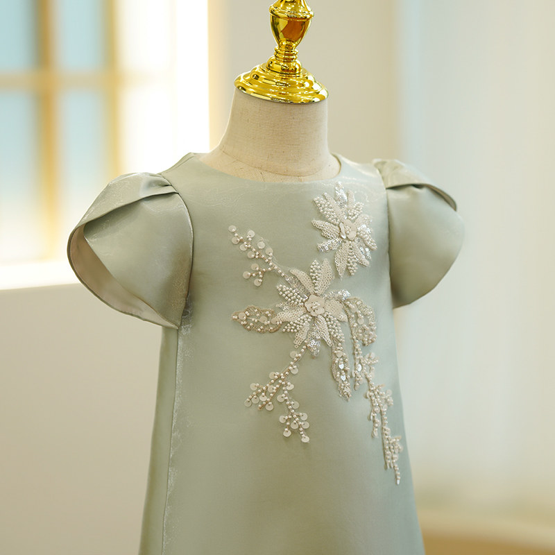周岁礼服女宝宝中国风女童旗袍一岁生日裙儿童摄影中式连衣裙夏季