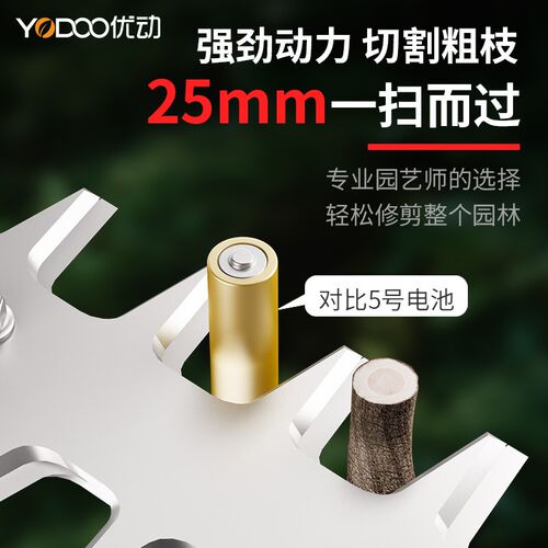 揹负式无刷电动修剪机大功率重修粗枝修剪园林绿化修枝茶树修剪机