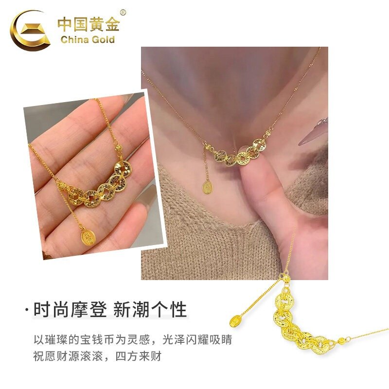 中国黄金2026多款可选亮光拉丝葫芦配件礼盒包装镀金工艺品礼物