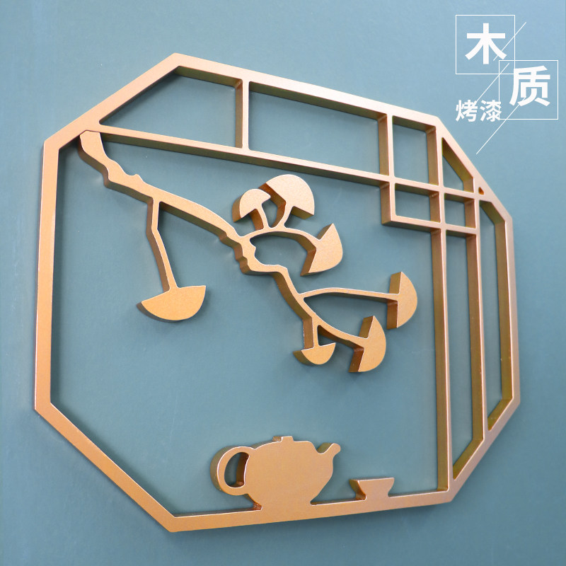 进门玄关装饰墙面立体墙贴客厅走廊过道壁饰简约风格沙发背景墙画