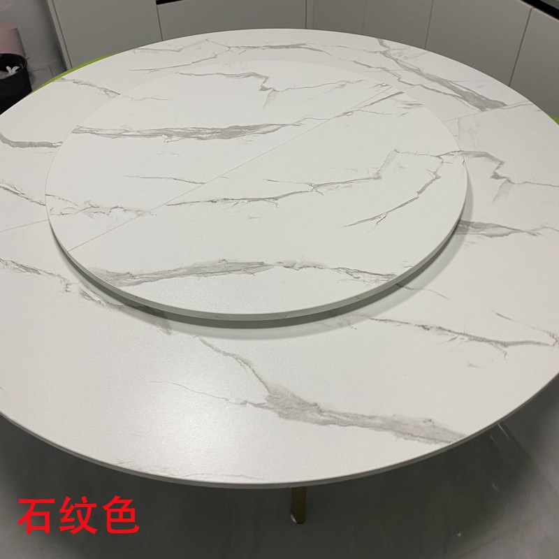进新房请客四折叠圆桌面实用好收藏家里餐桌变成一张拼接大圆桌