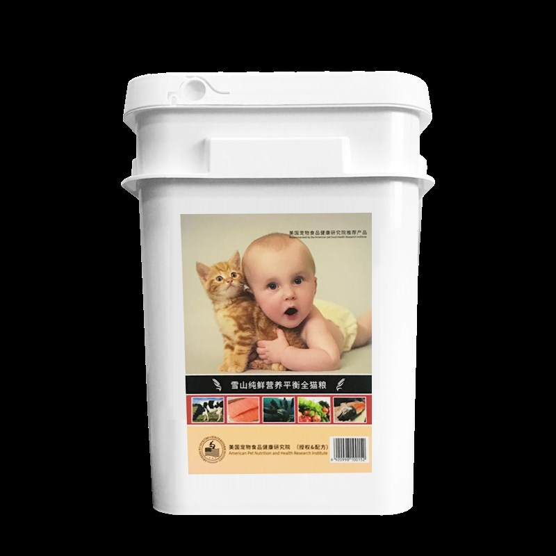 猫粮全猫粮 幼猫成猫钙美力雪山天然粮猫粮增肥发腮12斤猫粮6公斤