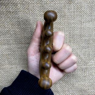 新品(衔荷)正宗阿根廷绿檀玉檀香经络梳按摩木梳子头颈手腿通乳