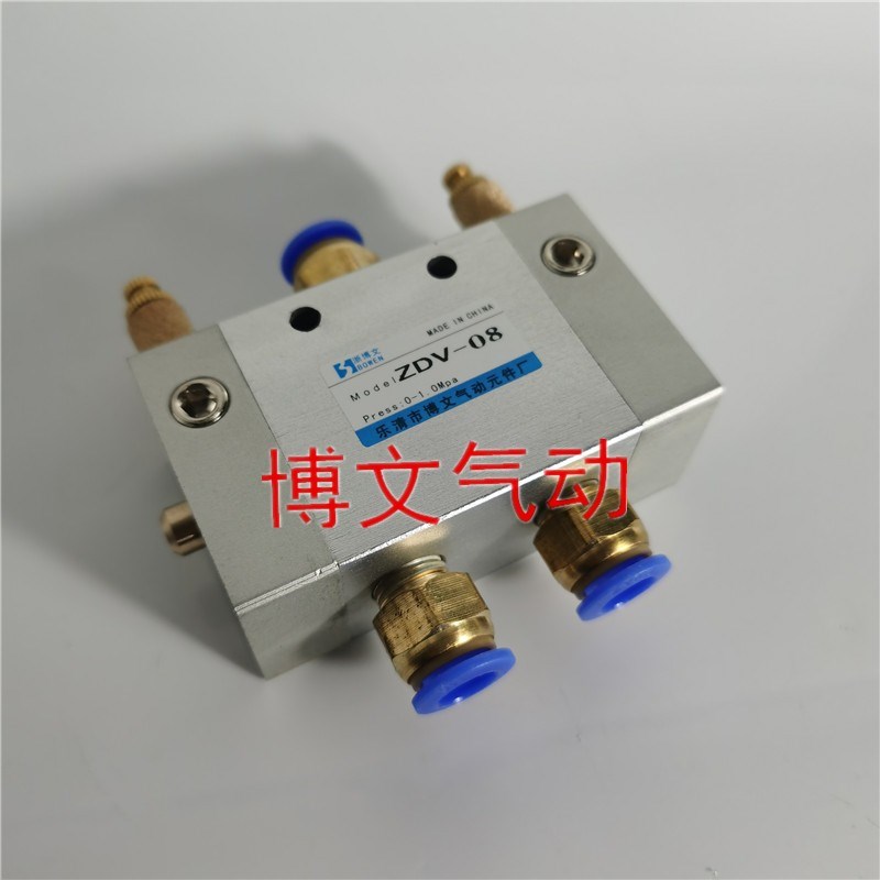 气缸自动换向阀DZF-02换向开关往复换向气动阀开关阀