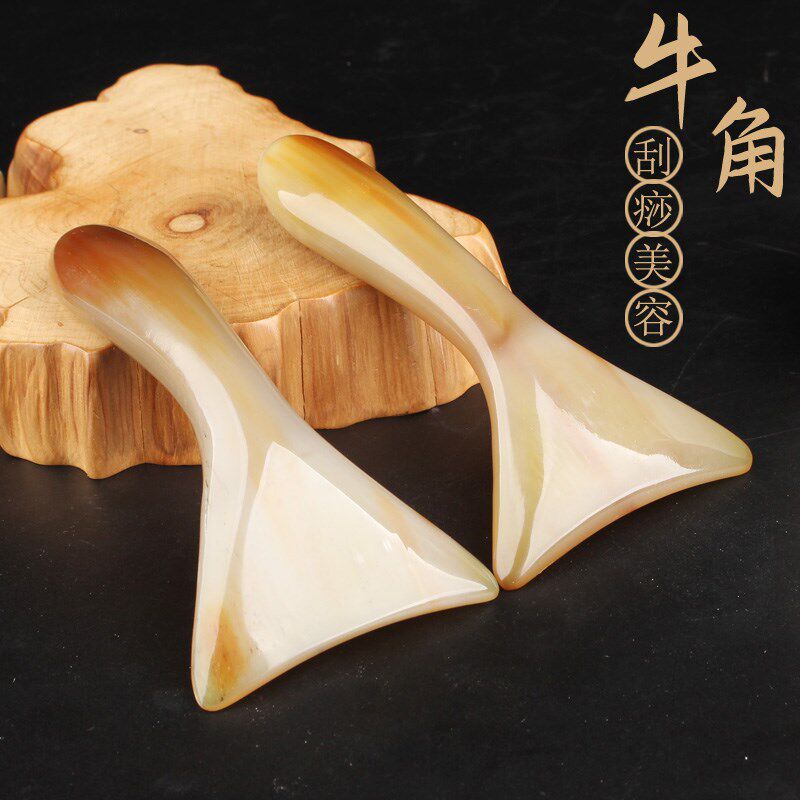 天然牛角刮痧筒刮痧桶背部按摩板全身通用腿部肩部刮沙鲲工具神器
