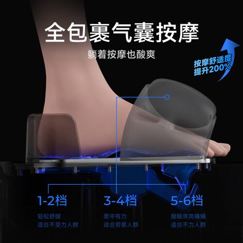 HITH按摩养生泡脚桶家用恒温加热足浴盆全自动洗脚高深洗脚盆W6